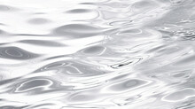 Abstract White Transparent Water Shadow Surface Texture Natural Ripple Background
