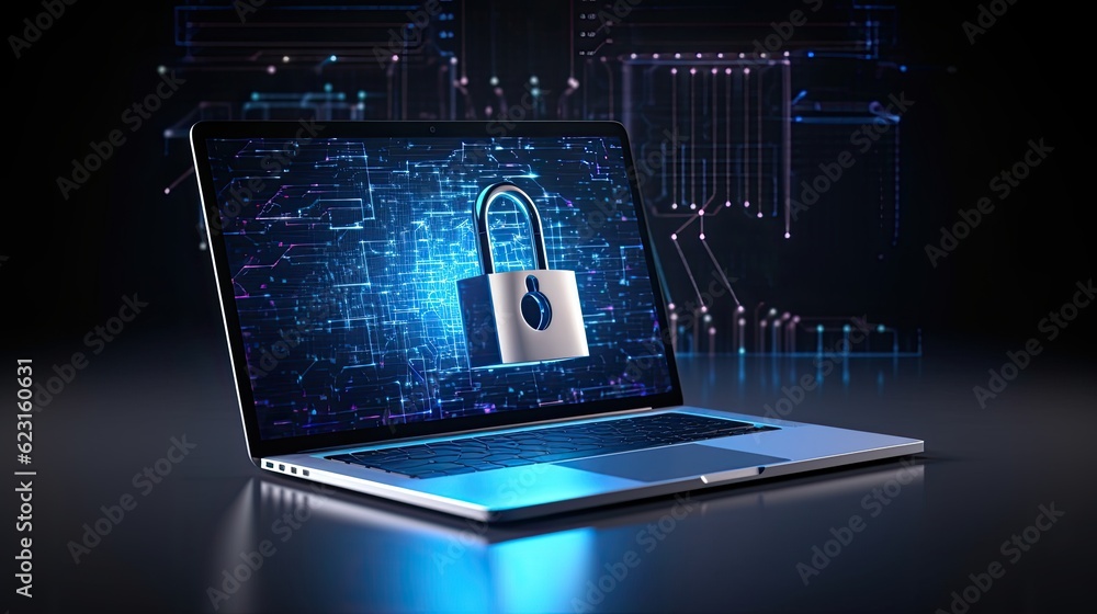 Data Security, Cybersecurity, Padlock, Lock, Computer, Technology ...