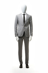 Wall Mural - business suit isolated on white