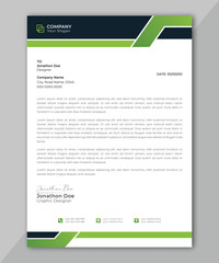 modern creative & clean business style letterhead. modern and minimalist company business letterhead