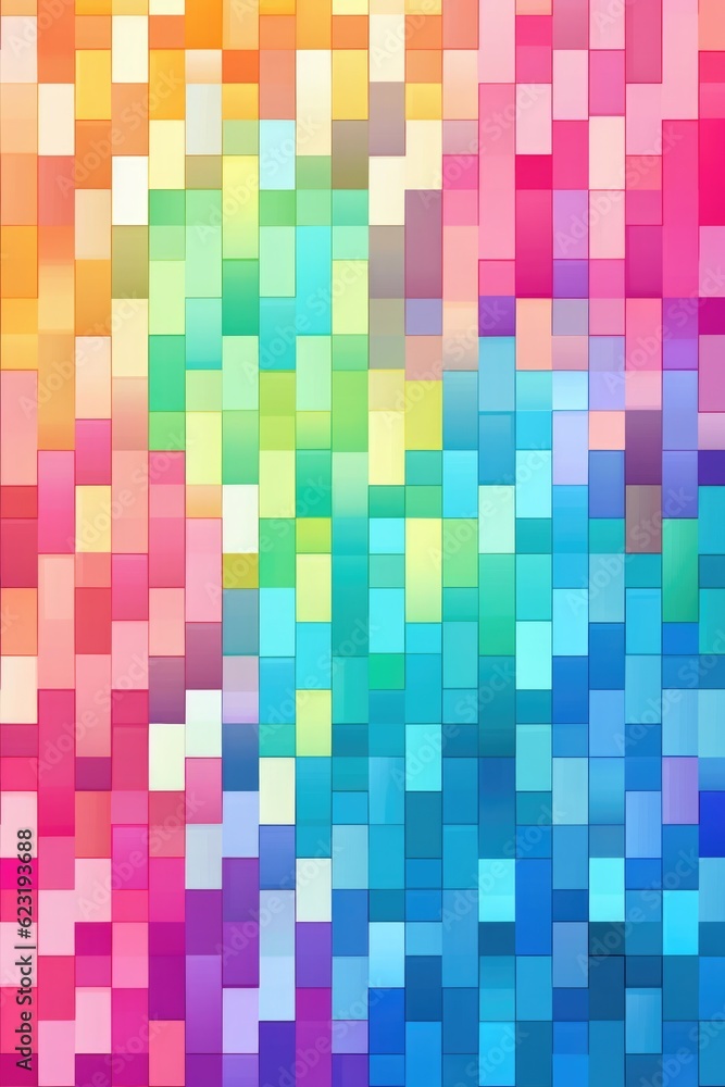 Mosaic Marvel: Mesmerizing Generative AI Pixel Pattern Unveiled
