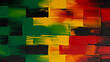 Black History Month colourful brick wall style background racial equality and justice celebration image red yellow green banner
