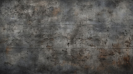 Wall Mural - dark deteriorated cement wall texture for the background. generative ai.