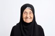 © Anne Schaum - Portrait of an elderly asian muslim woman in black hijab