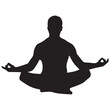 © Vector World - meditation yoga pose vector file