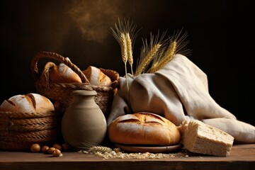 Wall Mural -  fresh bread 