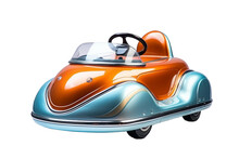 Bumper Car. Isolated Object, Transparent Background
