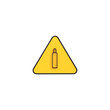 © vect-bait - Alert or Warning signs 3d rendering of alert isolated on a transparent background