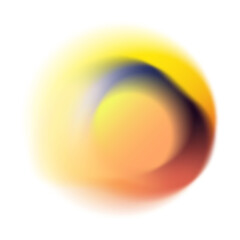 Abstract blurry gradient light element