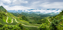 Panoramic View Of Ha Giang Loop, Vietnam
