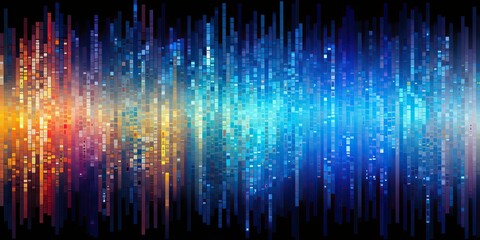 Wall Mural - ai generated. ai generative. data science coding programming work business technology abstract backg