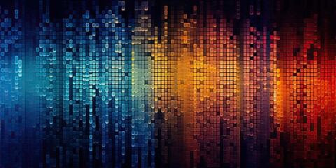 Wall Mural - ai generated. ai generative. data science coding programming work business technology abstract backg