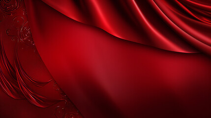 Red Abstract Luxury background. Generative AI.