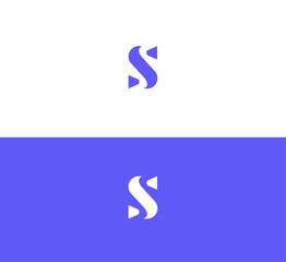 Wall Mural - Letter S logo icon design template elements.