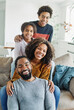 © Lumos sp - child family mother portrait father woman happy daughter son man girl female black american african  love together boy fun parent teen teenager