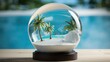 © Sven - Inside the snow globe a picturesque beach scene