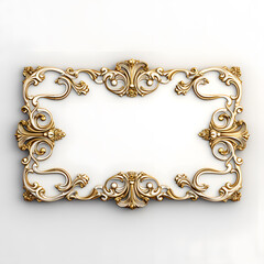 Antique Elegant Decorative Ornamental Frame