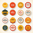 © Tn - a set of sale badges featuring high-quality tags and labels in various styles