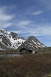 hut in the mountains