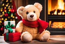 Teddy Bear With Gift Box