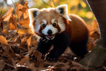 Red Panda In Nature