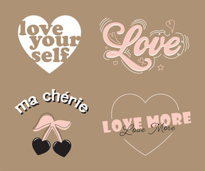 Positive Slogan Artwork Print for Apparel and Other Uses