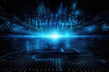 modern abstract geometric light technology sci-fi background material map