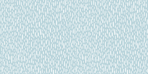 Rainy long seamless background. Specks, flecks, dashes, tiny stripes vector pattern. Hand drawn doodle uneven strokes, water drops, rain texture. Speckled abstract chaotic border, frame template.
