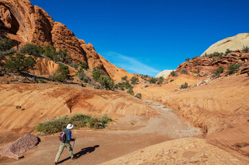 Canvas Print - Hike in Utah