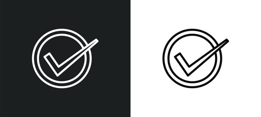 right icon isolated in white and black colors. right outline vector icon from user interface collection for web, mobile apps and ui.