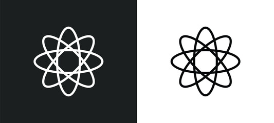 Wall Mural - agticism icon isolated in white and black colors. agticism outline vector icon from religion collect