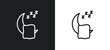 © Farahim - sleep icon isolated in white and black colors. sleep outline vector icon from gym and fitness collection for web, mobile apps and ui.