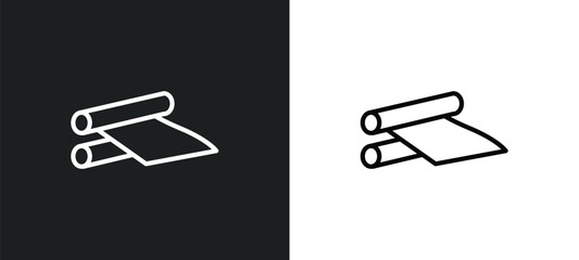 Wall Mural - off icon isolated in white and black colors. off outline vector icon from geometry collection for we
