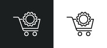 Procurement Icon Isolated In White And Black Colors. Procurement Outline Vector Icon From General Collection For Web, Mobile Apps And Ui.