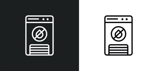 Wall Mural - dehumidifier icon isolated in white and black colors. dehumidifier outline vector icon from furnitur