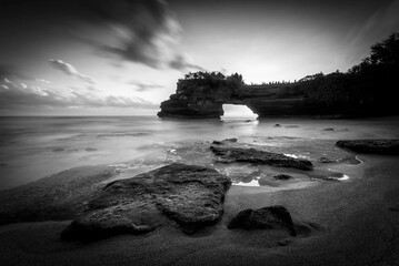 Wall Mural - Blackwhite landscape photos at Bintan Island Indonesia