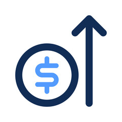 Poster - investment outline color icon