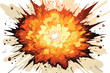 © SOFI - Cartoon vector explosion background