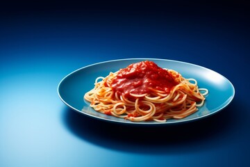 a plate of delicious spaghetti