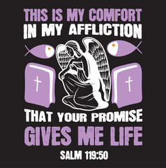 Wall Mural - religion bible verse promise gives life shirt bible verse
