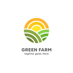 simple unique elegant green garden farm