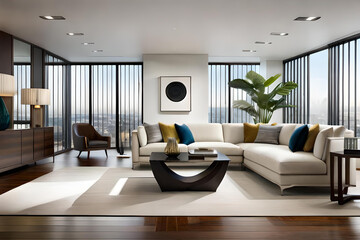 Sticker - modern living room