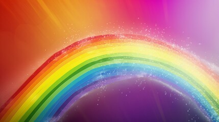 Wall Mural - Colorful rainbow background