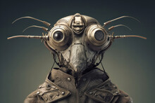 Alien Cyberpunk Portrait