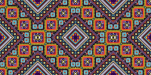  Seamless Kasuri pattern in triba,Gyp sy.Figure tribal embroidery.Indian,l.Aztec style abstract vector illustration.Ethnic stripe seamless pattern.textured ornament illustration,clothing and other.
