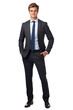 © Keitma - Businessman man wearing a suit standing up isolated on transparent background (PNG)