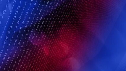 Programming in motion abstract binary code animation for computer science. Binary code motion graphics a digital art concept for cybersecurity