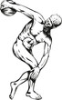 © doom.ko - Ancient Greek Sculpture Discobolus. vector illustration