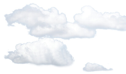 Wall Mural - isolated clouds in the sky