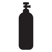 Gas Cylinder Icon Vector